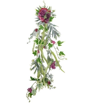 Брошь Цветочная фея SETA Decor 25-605GR-Plum