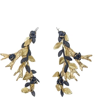 Сережки Ельфійка Rose SETA Decor 25-609GL-BLK