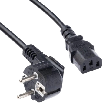 Кабель питания Kingda C13–CEE 7/7 Black 1.8 м сечение проводника 0.75 мм²