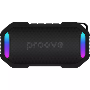 Колонка Proove Black Rock портативная 10W с подсветкой RGB, черный