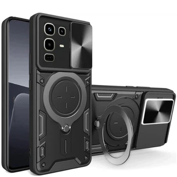 Чехол - накладка Omeve Magnetic Ring для Infinix Note 50 Pro+ black