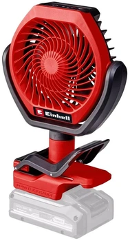 Вентилятор акумуляторний Einhell GC-CF 18/110 Li - Solo, PXC, 18В D110мм 1500м3/год 3 режими, 0.48кг без АКБ і ЗП