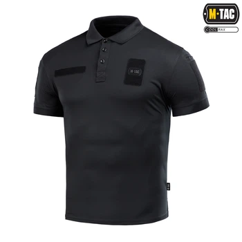 Поло M-Tac Elite Tactical Coolmax Black S 80010002-S