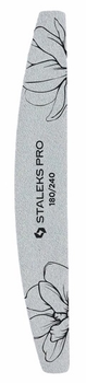 Pilnik do paznokci Staleks Pro Expert mineralny 40 180/240 w kształcie półksiężyca 25 szt (ZES4820241067572)
