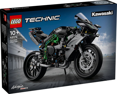 Конструктор LEGO Technic Мотоцикл Kawasaki Ninja H2R 643 деталі (42170) (955555911091526) - Уцінка