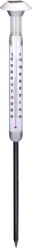 Lampa solarna LED z termometrem Grundig Srebrny