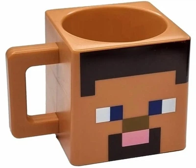 Кружка чашка Майнкрафт Minecraft Steve Стив Коричневая