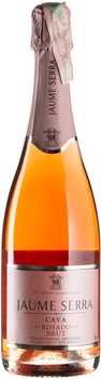 Вино ігристе Cava Jaume Serra Brut Rosado рожеве брют 0.75 л 11.5% (8411277205692)