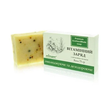Медове мило Апіпродукт з бджолиним квітковим пилком 75 г