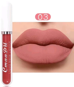 Губная помада CmaaDU №03 Liquid Matte Lipstick водостойкая матовая