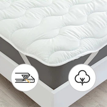 Наматрасник MirSon Cotton №1718 Eco Light White 160x190 см (2200002889513)
