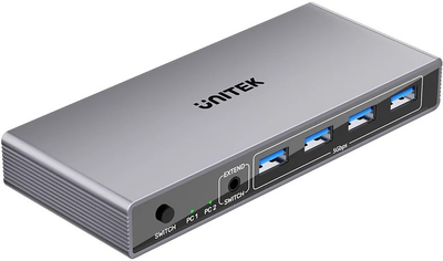 Przełącznik KVM Unitek 8K 3x DP 6x USB-A 5Gbps (V1310AGY01-EU)
