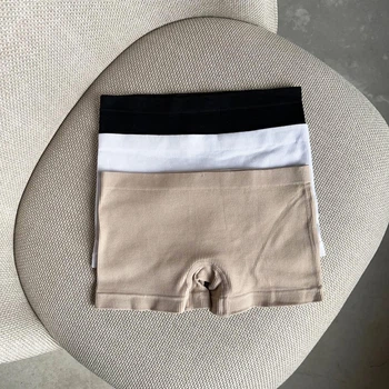 Набор женских трусов боксеров шортов Ouno T182 в рубчик, Три цвета L/XL