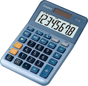 Kalkulator biurkowy Casio 8 cyfr Blue (4549526609909)