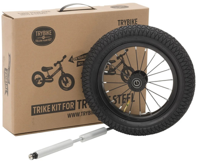 Додаткове колесо для балансувального велосипеда Trybike Black (8719189161632)