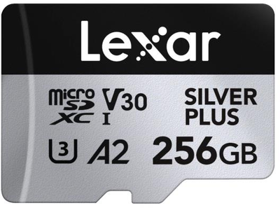 Karta pamięci Lexar Professional Silver Plus microSDXC 256 GB UHS-I U3 V30 A2 (843367135349)