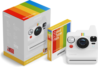 Aparat do natychmiastowego drukowania Polaroid Now+ Generation 3 White + Color Film Bundle (8 zdjęć) (9120134283153)