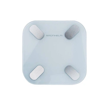 Смарт-весы напольные GRUNHELM BES-28BFS стеклянные до 180 кг Белый