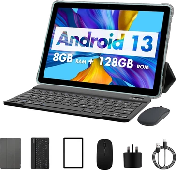 Планшет 10.1" PRITOM L10 4+4/128Gb 8 ядер Android 13 8000 mAh Голубой (102180613) - Уценка