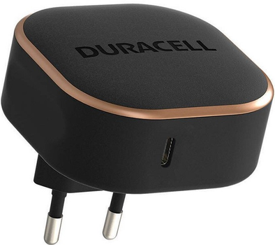 Ładowarka sieciowa Duracell PD 20 W USB Type-C Black-Copper (DRACUSB18-EU)