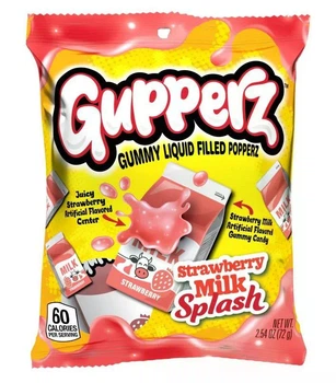 Жувальні цукерки Gupperz Strawberry Milk Splash 72 грам