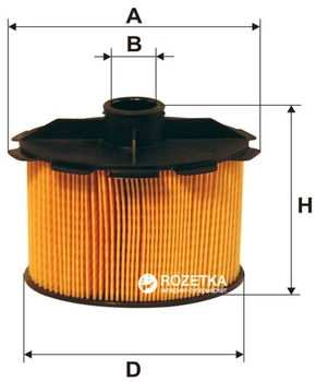 Фільтруючий елемент паливного фільтра WIX Filters WF8177 - FN PE816/2