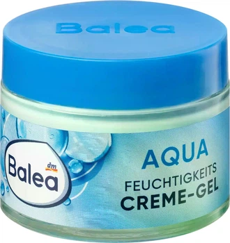 Balea Aqua Feuchtigkeitsgel - Зволожуючий крем-гель для обличчя з гіалуроновою кислотою та термальною водою, 50 мл