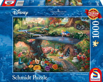 Puzzle Schmidt Spiele T. Kinkade Alicja w krainie czarów Disney 1000 elementów 109094 (4001504596361)
