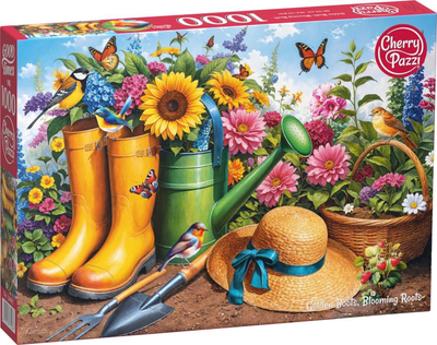 Puzzle CherryPazzi Golden boots blooming roots 1000 elementów 31087 (5903728731087)