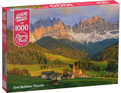 Puzzle CherryPazzi Santa Maddalena Dolomites 1000 elementów (5903728730028)