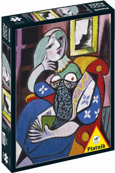 Puzzle Piatnik Picasso Kobieta z książką 1000 elementów 5341 (9001890534140)