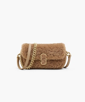 Жіноча сумка кросс-боді через плече MARC JACOBS The Teddy J Marc Mini Bag Camel 2F3HSH042H02 (78657)