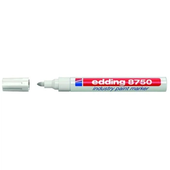 Маркер industry paint e 8750 2 4 мм белый универсальный лаковый для нанесения надписей