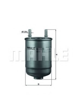 Топливный фильтр Knecht/MAHLE (KL485/5D)