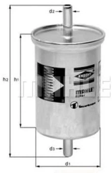 Паливний фільтр Knecht/MAHLE (KL 2)