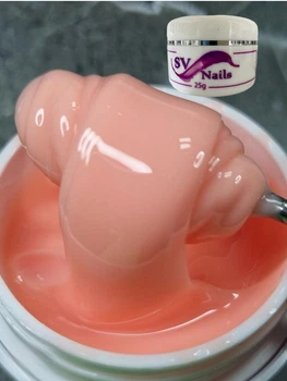 Гель SVN Light гель 15 (25гр) камуфлірующий для нарощення та зміцнення натуральних нігтів, густий