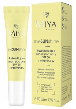 Krem-serum do skóry wokół oczu Miya Cosmetics Eye Sun Shine SPF 50 15 ml (5902838923993)