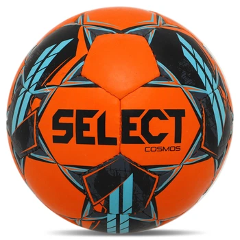 М'яч футбольний №4 SELECT COSMOS V23 (помаранчевий-блакитний) (COSMOS-4OR_Помаранчевий-блакитний)