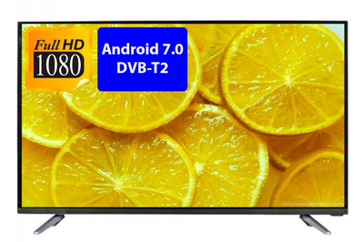 Телевизор RU42S00 42" с функцией Smart TV Android 9 Wi-Fi Full HD тюнер T2 и VESA-креплением 200×200 мм