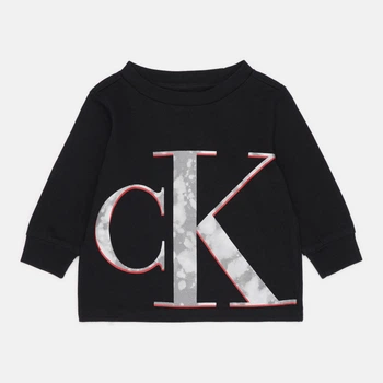 Детский лонгслив для девочки Calvin Klein 664051214 80 см Черный (1159837395)