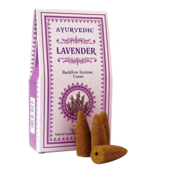 Ароматические конусы Жидкий Дым Лаванда Ayurvedic BACK FLOW