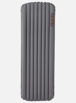 Коврик надувной Rab Stratosphere 4, 196x64x8 см, Graphene, Long Wide (RB QMA-05-GRH-LNG-WDE)