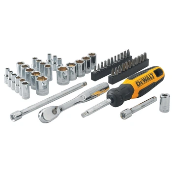 Набор головок и бит 1/4 50 предметов DeWALT DWMT81610-0 кованая сталь хромированное покрытие (DWMT81610-0)
