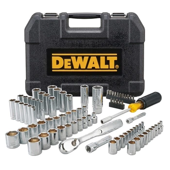 Набор головок и бит 1/4 и 3/8 84 предмета DeWALT DWMT81531-1 кованая сталь хромированное покрытие (DWMT81531-1)