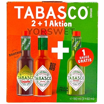 Набір соусів Tabasco 180 мл (3*60 мл) (0035)