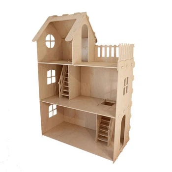 Кукольный дом для барби NaNaSHOP «CoolDream» (N122112) натуральный
