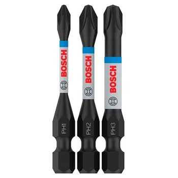 Набор ударных бит Bosch PRO Impact Ph 1/4" 3 шт. (2608522491)
