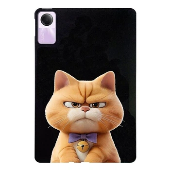 Защитный чехол Deexe Animal Series для Xiaomi Redmi Pad SE - Garfield Cat