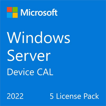 Примірник ПЗ Microsoft Windows Server 2022 CAL 5 Device англ, ОЕМ без носія (R18-06430)