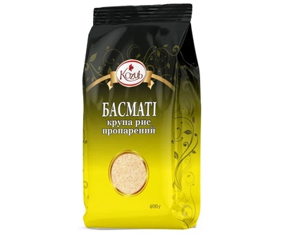 Крупа рис Басмати пропаренный Козуб продукт 400 г